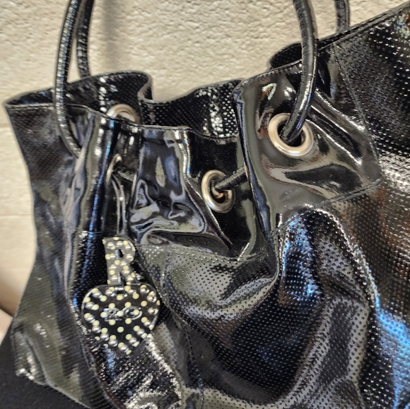 Roberta Gandolfi patent black bag - Picture 12 of 16